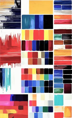 Tekstil ve duvar kağıdı desenleri. Basılabilir dijital illüstrasyon çalışması. Çiçek Yazdırma Tasarımı.