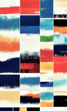 Tekstil ve duvar kağıdı desenleri. Basılabilir dijital illüstrasyon çalışması. Çiçek Yazdırma Tasarımı.