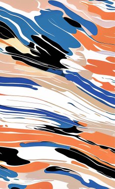 Tekstil ve duvar kağıdı desenleri. Basılabilir dijital illüstrasyon çalışması. Çiçek Yazdırma Tasarımı.