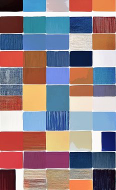 Tekstil ve duvar kağıdı desenleri. Basılabilir dijital illüstrasyon çalışması. Çiçek Yazdırma Tasarımı.