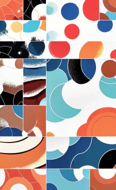 Tekstil ve duvar kağıdı desenleri. Basılabilir dijital illüstrasyon çalışması. Çiçek Yazdırma Tasarımı.