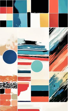 Tekstil ve duvar kağıdı desenleri. Basılabilir dijital illüstrasyon çalışması. Çiçek Yazdırma Tasarımı.