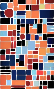 Tekstil ve duvar kağıdı desenleri. Basılabilir dijital illüstrasyon çalışması. Çiçek Yazdırma Tasarımı.