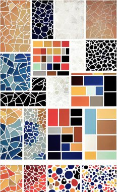 Tekstil ve duvar kağıdı desenleri. Basılabilir dijital illüstrasyon çalışması. Çiçek Yazdırma Tasarımı.