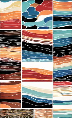 Tekstil ve duvar kağıdı desenleri. Basılabilir dijital illüstrasyon çalışması. Çiçek Yazdırma Tasarımı.