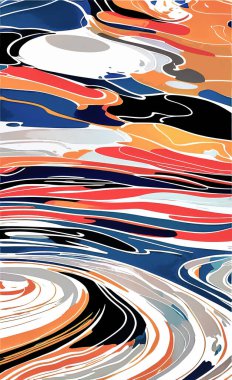 Tekstil ve duvar kağıdı desenleri. Basılabilir dijital illüstrasyon çalışması. Çiçek Yazdırma Tasarımı.