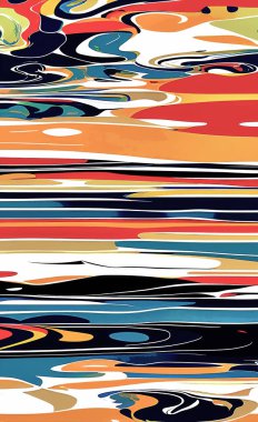 Tekstil ve duvar kağıdı desenleri. Basılabilir dijital illüstrasyon çalışması. Çiçek Yazdırma Tasarımı.