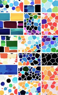 Tekstil ve duvar kağıdı desenleri. Basılabilir dijital illüstrasyon çalışması. Çiçek Yazdırma Tasarımı.