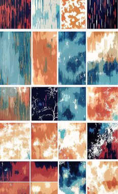 Tekstil ve duvar kağıdı desenleri. Basılabilir dijital illüstrasyon çalışması. Çiçek Yazdırma Tasarımı.