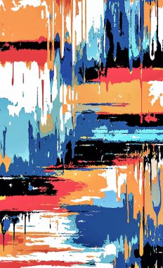 Tekstil ve duvar kağıdı desenleri. Basılabilir dijital illüstrasyon çalışması. Çiçek Yazdırma Tasarımı.