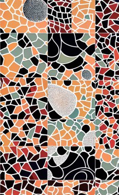 Tekstil ve duvar kağıdı desenleri. Basılabilir dijital illüstrasyon çalışması. Çiçek Yazdırma Tasarımı.