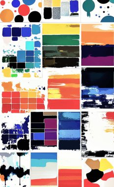 Tekstil ve duvar kağıdı desenleri. Basılabilir dijital illüstrasyon çalışması. Çiçek Yazdırma Tasarımı.