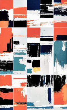 Tekstil ve duvar kağıdı desenleri. Basılabilir dijital illüstrasyon çalışması. Çiçek Yazdırma Tasarımı.