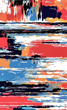 Tekstil ve duvar kağıdı desenleri. Basılabilir dijital illüstrasyon çalışması. Çiçek Yazdırma Tasarımı.