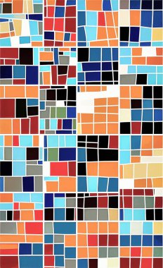 Tekstil ve duvar kağıdı desenleri. Basılabilir dijital illüstrasyon çalışması. Çiçek Yazdırma Tasarımı.