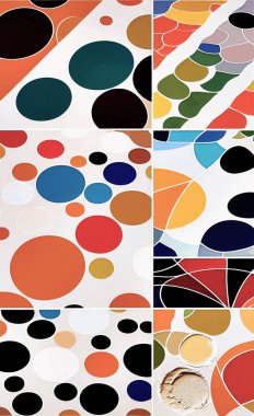 Tekstil ve duvar kağıdı desenleri. Basılabilir dijital illüstrasyon çalışması. Çiçek Yazdırma Tasarımı.