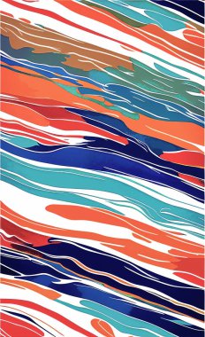 Tekstil ve duvar kağıdı desenleri. Basılabilir dijital illüstrasyon çalışması. Çiçek Yazdırma Tasarımı.