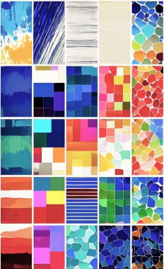 Tekstil ve duvar kağıdı desenleri. Basılabilir dijital illüstrasyon çalışması. Çiçek Yazdırma Tasarımı.