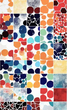 Tekstil ve duvar kağıdı desenleri. Basılabilir dijital illüstrasyon çalışması. Çiçek Yazdırma Tasarımı.