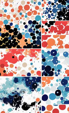 Tekstil ve duvar kağıdı desenleri. Basılabilir dijital illüstrasyon çalışması. Çiçek Yazdırma Tasarımı.