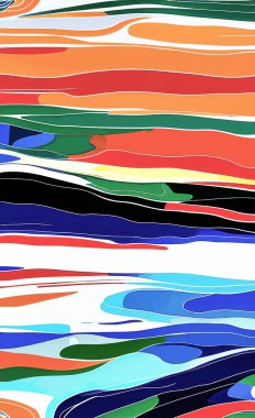 Tekstil ve duvar kağıdı desenleri. Basılabilir dijital illüstrasyon çalışması. Çiçek Yazdırma Tasarımı.