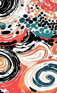 Tekstil ve duvar kağıdı desenleri. Basılabilir dijital illüstrasyon çalışması. Çiçek Yazdırma Tasarımı.