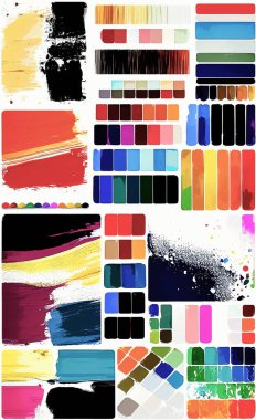 Tekstil ve duvar kağıdı desenleri. Basılabilir dijital illüstrasyon çalışması. Çiçek Yazdırma Tasarımı.