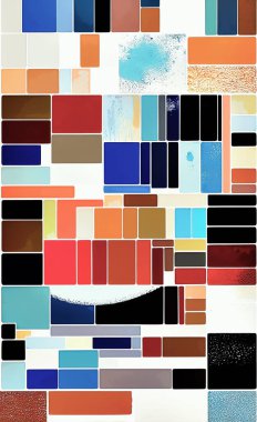 Tekstil ve duvar kağıdı desenleri. Basılabilir dijital illüstrasyon çalışması. Çiçek Yazdırma Tasarımı.