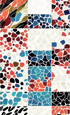 Tekstil ve duvar kağıdı desenleri. Basılabilir dijital illüstrasyon çalışması. Çiçek Yazdırma Tasarımı.