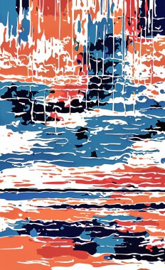 Tekstil ve duvar kağıdı desenleri. Basılabilir dijital illüstrasyon çalışması. Çiçek Yazdırma Tasarımı.