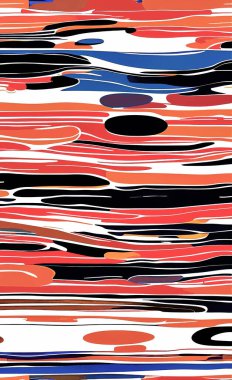 Tekstil ve duvar kağıdı desenleri. Basılabilir dijital illüstrasyon çalışması. Çiçek Yazdırma Tasarımı.