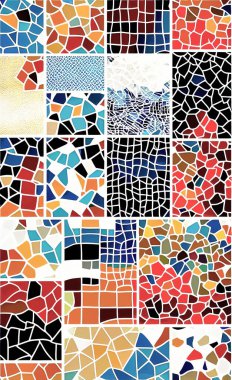 Tekstil ve duvar kağıdı desenleri. Basılabilir dijital illüstrasyon çalışması. Çiçek Yazdırma Tasarımı.