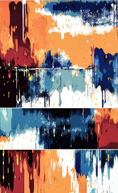 Tekstil ve duvar kağıdı desenleri. Basılabilir dijital illüstrasyon çalışması. Çiçek Yazdırma Tasarımı.