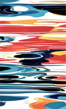 Tekstil ve duvar kağıdı desenleri. Basılabilir dijital illüstrasyon çalışması. Çiçek Yazdırma Tasarımı.