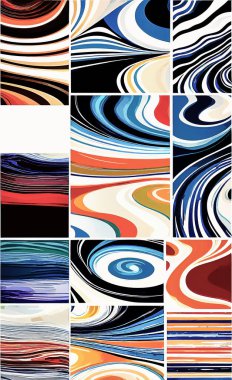 Tekstil ve duvar kağıdı desenleri. Basılabilir dijital illüstrasyon çalışması. Çiçek Yazdırma Tasarımı.