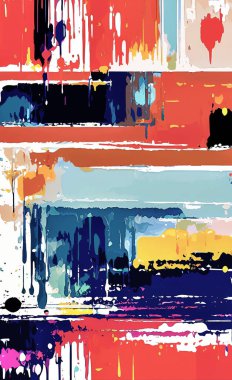 Tekstil ve duvar kağıdı desenleri. Basılabilir dijital illüstrasyon çalışması. Çiçek Yazdırma Tasarımı.