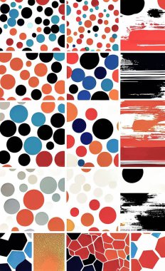 Tekstil ve duvar kağıdı desenleri. Basılabilir dijital illüstrasyon çalışması. Çiçek Yazdırma Tasarımı.