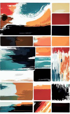 Tekstil ve duvar kağıdı desenleri. Basılabilir dijital illüstrasyon çalışması. Çiçek Yazdırma Tasarımı.