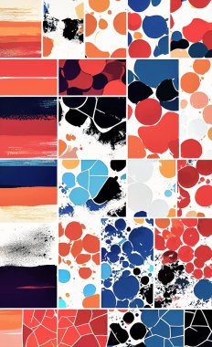 Tekstil ve duvar kağıdı desenleri. Basılabilir dijital illüstrasyon çalışması. Çiçek Yazdırma Tasarımı.