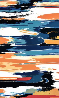 Tekstil ve duvar kağıdı desenleri. Basılabilir dijital illüstrasyon çalışması. Çiçek Yazdırma Tasarımı.