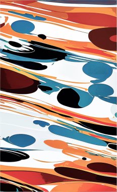 Tekstil ve duvar kağıdı desenleri. Basılabilir dijital illüstrasyon çalışması. Çiçek Yazdırma Tasarımı.