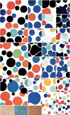 Tekstil ve duvar kağıdı desenleri. Basılabilir dijital illüstrasyon çalışması. Çiçek Yazdırma Tasarımı.