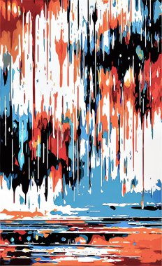 Tekstil ve duvar kağıdı desenleri. Basılabilir dijital illüstrasyon çalışması. Çiçek Yazdırma Tasarımı.