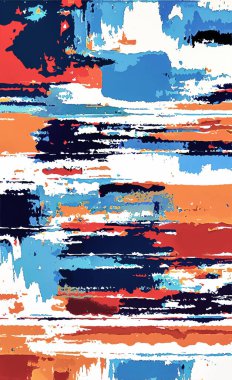 Tekstil ve duvar kağıdı desenleri. Basılabilir dijital illüstrasyon çalışması. Çiçek Yazdırma Tasarımı.