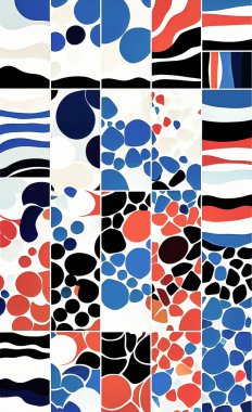 Tekstil ve duvar kağıdı desenleri. Basılabilir dijital illüstrasyon çalışması. Çiçek Yazdırma Tasarımı.