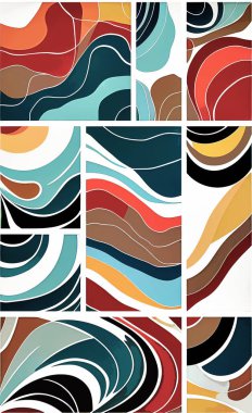 Tekstil ve duvar kağıdı desenleri. Basılabilir dijital illüstrasyon çalışması. Çiçek Yazdırma Tasarımı.