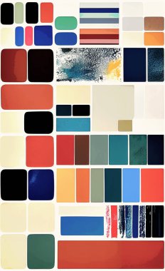 Tekstil ve duvar kağıdı desenleri. Basılabilir dijital illüstrasyon çalışması. Çiçek Yazdırma Tasarımı.