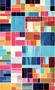 Tekstil ve duvar kağıdı desenleri. Basılabilir dijital illüstrasyon çalışması. Çiçek Yazdırma Tasarımı.