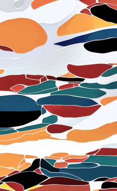 Tekstil ve duvar kağıdı desenleri. Basılabilir dijital illüstrasyon çalışması. Çiçek Yazdırma Tasarımı.