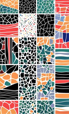 Tekstil ve duvar kağıdı desenleri. Basılabilir dijital illüstrasyon çalışması. Çiçek Yazdırma Tasarımı.